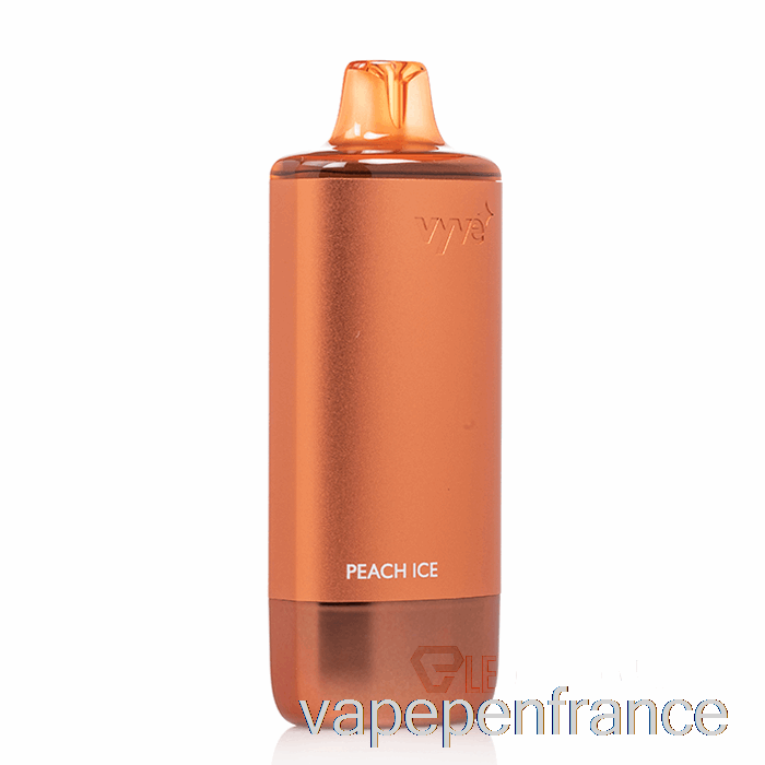Stylo Vape Jetable à Glace à La Pêche Vyve 10000